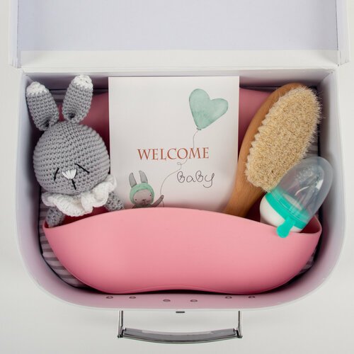 Подарочный набор для новорожденного / Подарок на день рождения малыша Ange L`AME / Набор в роддом / Комплект на выписку новорожденного