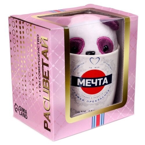 Подарочный набор Milo toys 'Мечта' игрушка панда в кружке