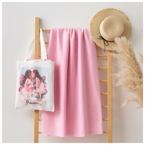 Набор LoveLife 'Princesses': сумка-шопер 33*39 см + флисовый плед 150*130 см