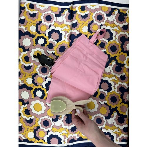 Подарочный женский комплект на пасху зонт ArtRain с платком и Пасхальным Зайцем в картонной крафтовой коробке