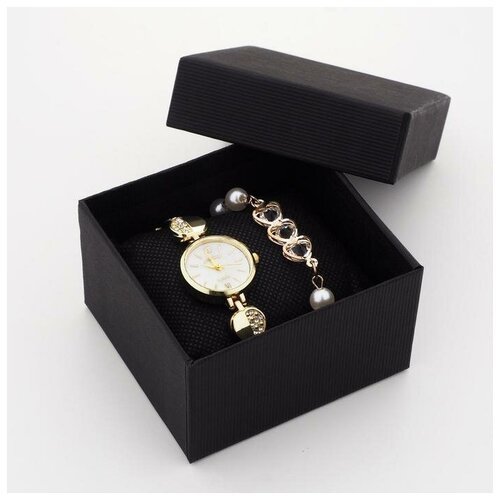 Подарочный набор 2 в 1 'Beike': наручные часы и браслет