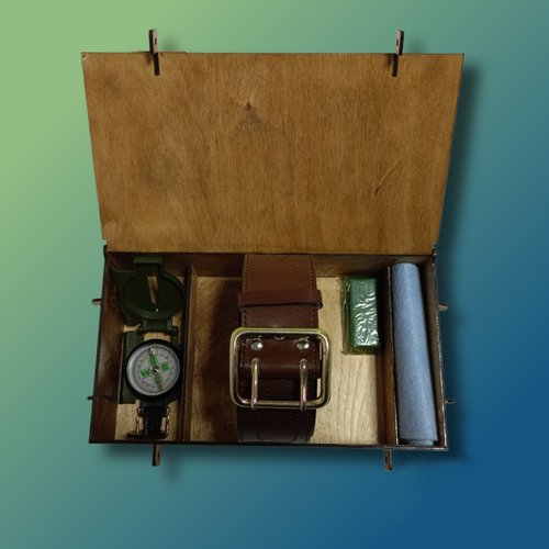 Подарочный деревянный сундук(ящик) для мужчин