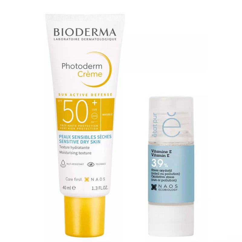 Beauty сеты Набор: Bioderma солнцезащитный крем Photoderm SPF50 40 мл + Etat Pur сыворотка с витамином Е 15 мл (Beauty сеты, Для лица)