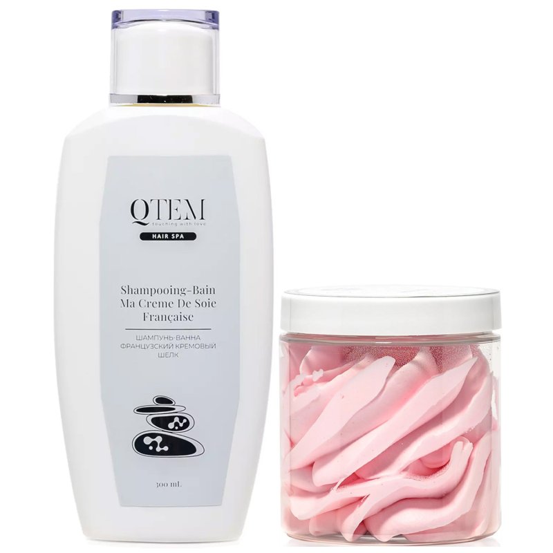 Qtem Набор для восстановления и роста ломких, неэластичных волос, 2 средства (Qtem, Hair Spa)