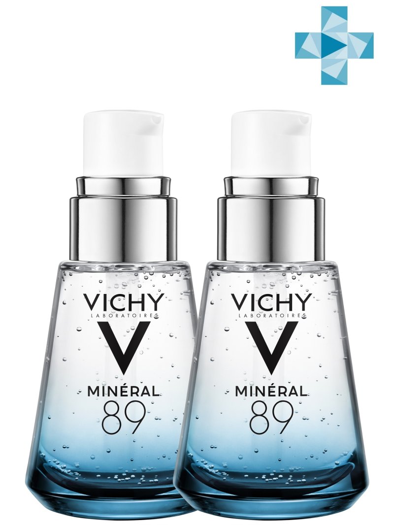Vichy Комплект Гель-сыворотка для всех типов кожи Минерал 89, 2 х 30 мл (Vichy, Mineral 89)