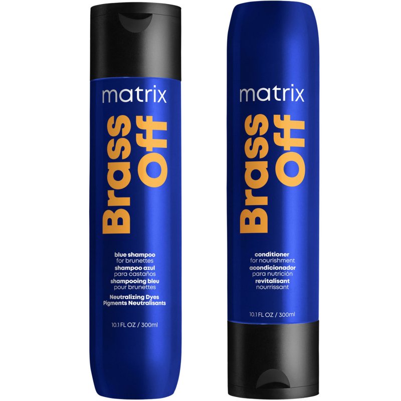 Matrix Набор Brass Off 'Холодный блонд': шампунь 300 мл + кондиционер 300 мл (Matrix, Total results)