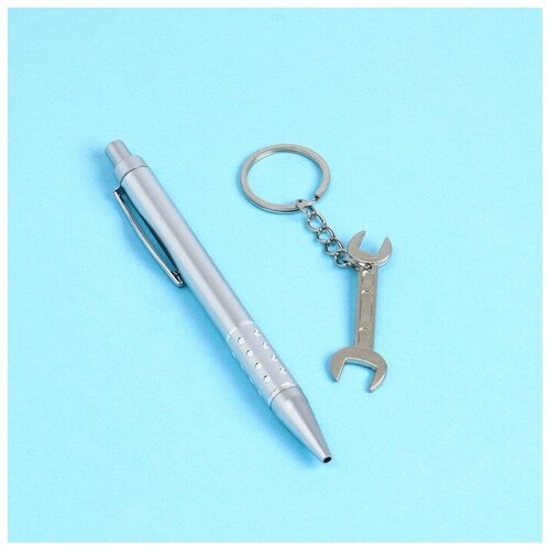 Набор подарочный 2в1 (ручка, брелок гаечный ключ)