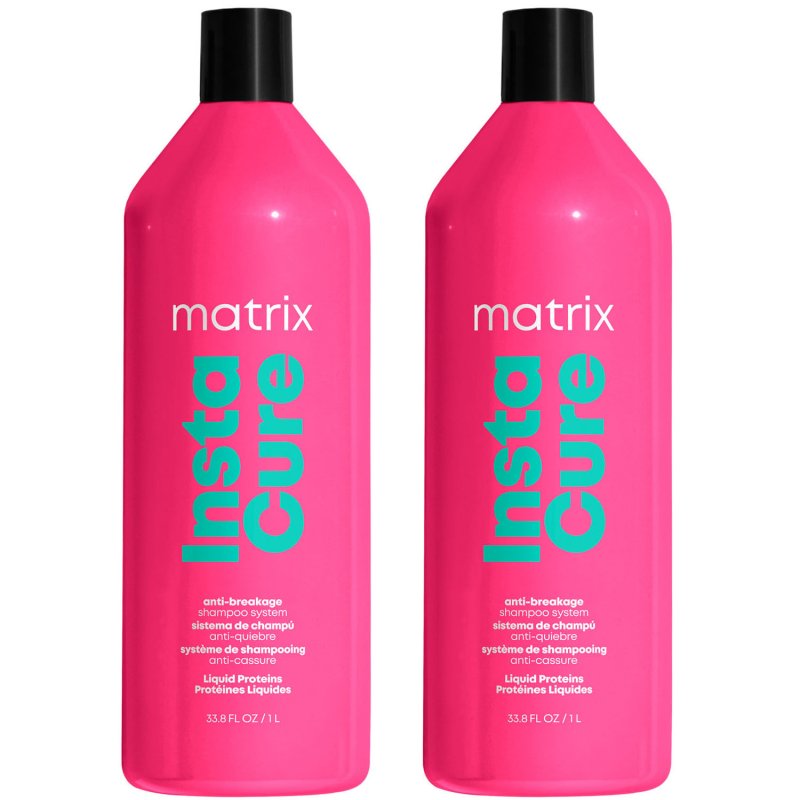 Matrix Профессиональный шампунь Instacure для восстановления волос с жидким протеином, 1000 мл х 2 шт (Matrix, Total Results)