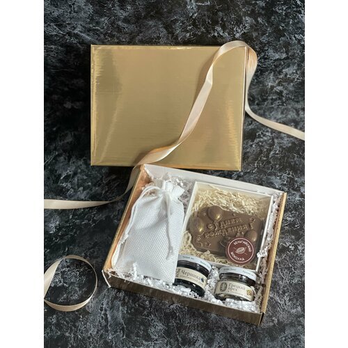 Подарочный набор в коробке 'Шоколадный презент' (день рождения)