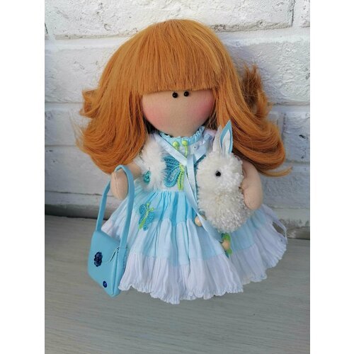 Кукла мягкая ручной работы для девочки или украшения интерьера/Подарок на любой случай