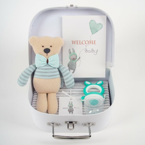 Подарочный набор для новорожденного / Подарок на день рождения малыша / Набор в роддом / Комплект на выписку новорожденного Ange L`AME