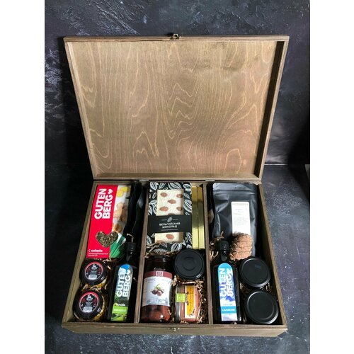 Подарочный набор в деревянном ящике 'Effecto', vip сундук