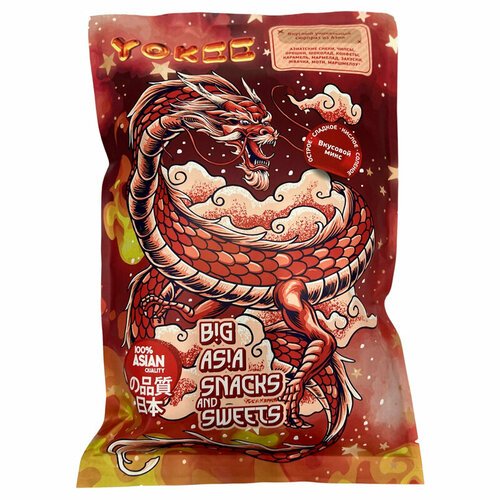 Подарочный набор Dragon, сюрприз-бокс азиатские сладости, вес более 1.5кг !